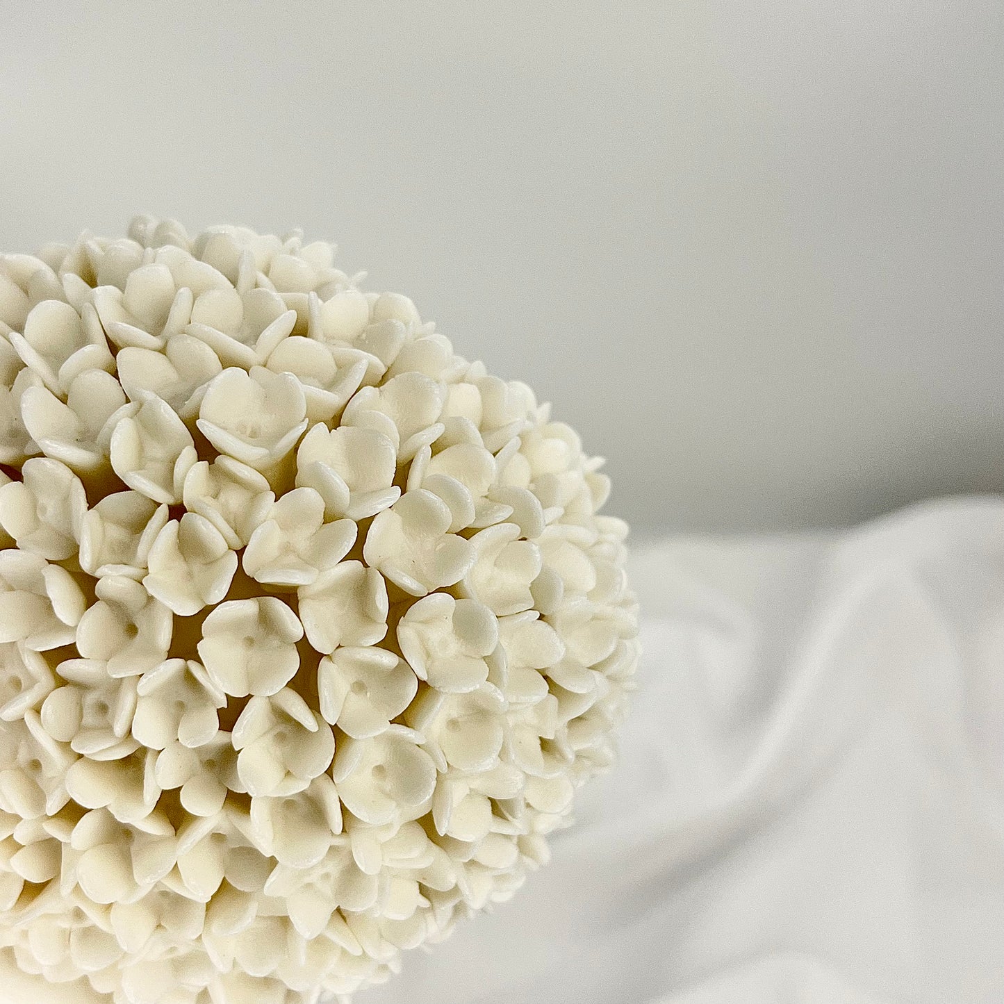 Small porcelain vase with flowers